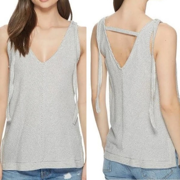 Lucky Brand Tops - Lucky Brand | Striped Tie Tank Top